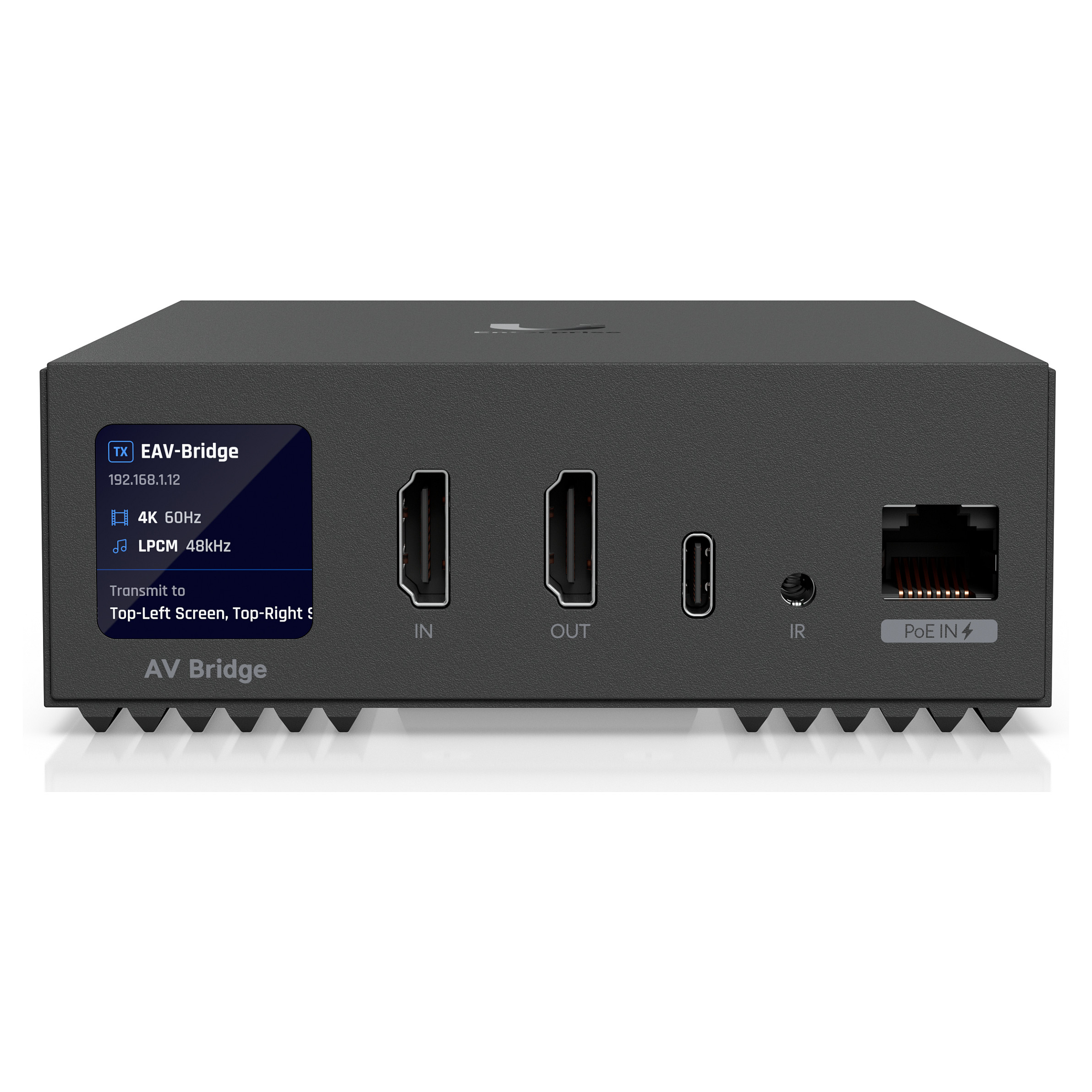 Ubiquiti Enterprise Audio/Video Bridge AV transmitter & transceiver Black