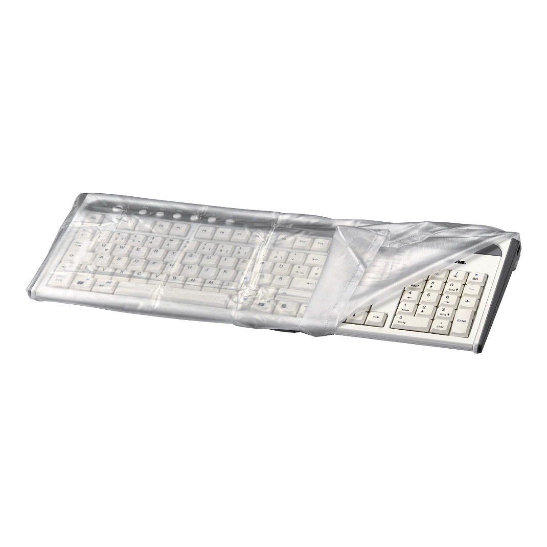 Hama 42200 Staubschutzhaube Tastatur Transparent (L x B x H) 216 x 483 x 51 mm
