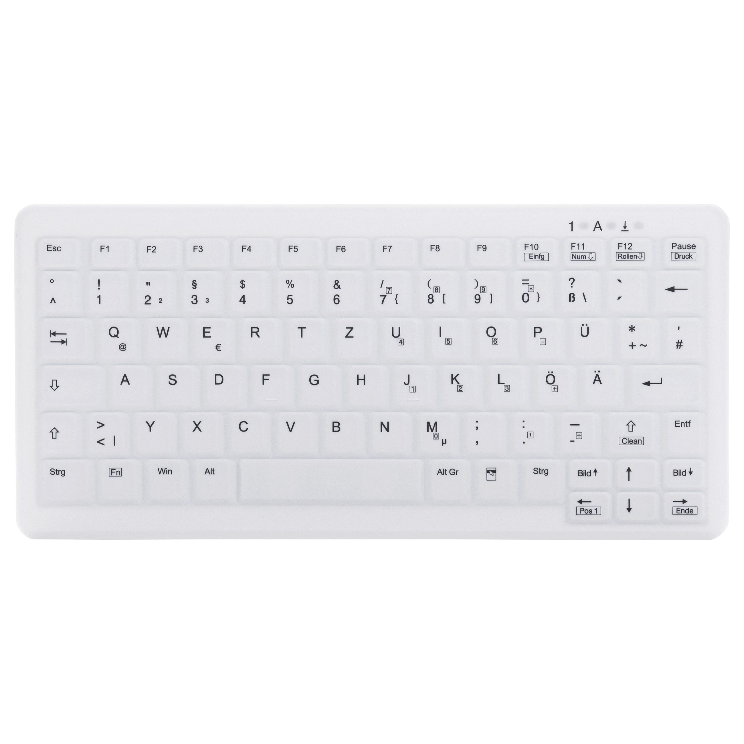 Active Key MedicalKey AK-C4110 kabellose Tastatur - QWERTZ DE - weiß