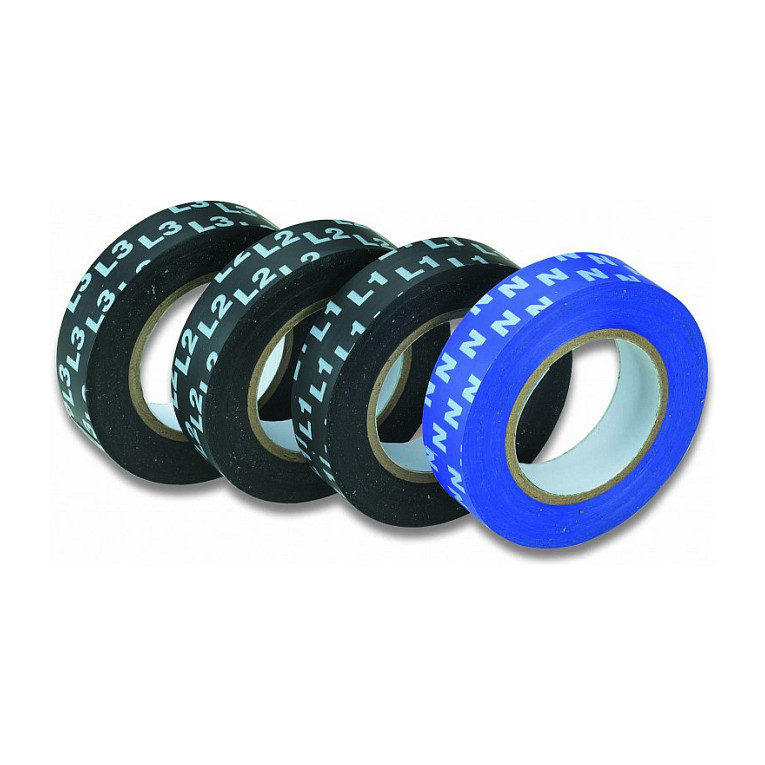 Cimco Isolierband-Sortiment 4-tlg 160205 L1,L2,L3,N