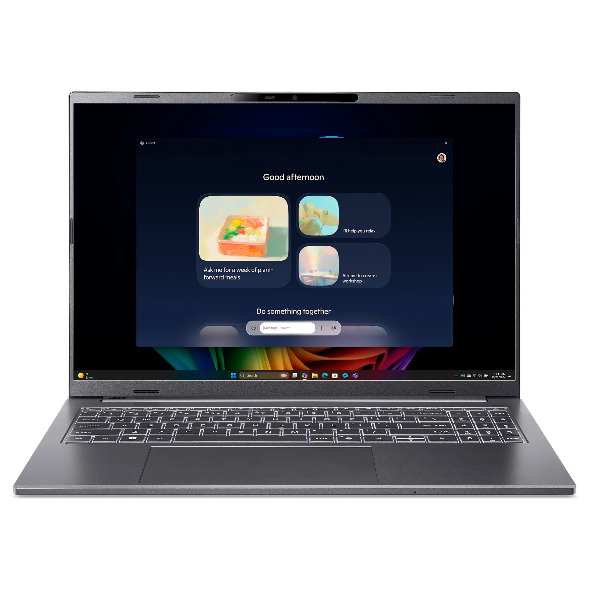 Acer Aspire 16 AI A16-52M-74UY CU7256V/16GB/512SSD/W11 Home Notebooks