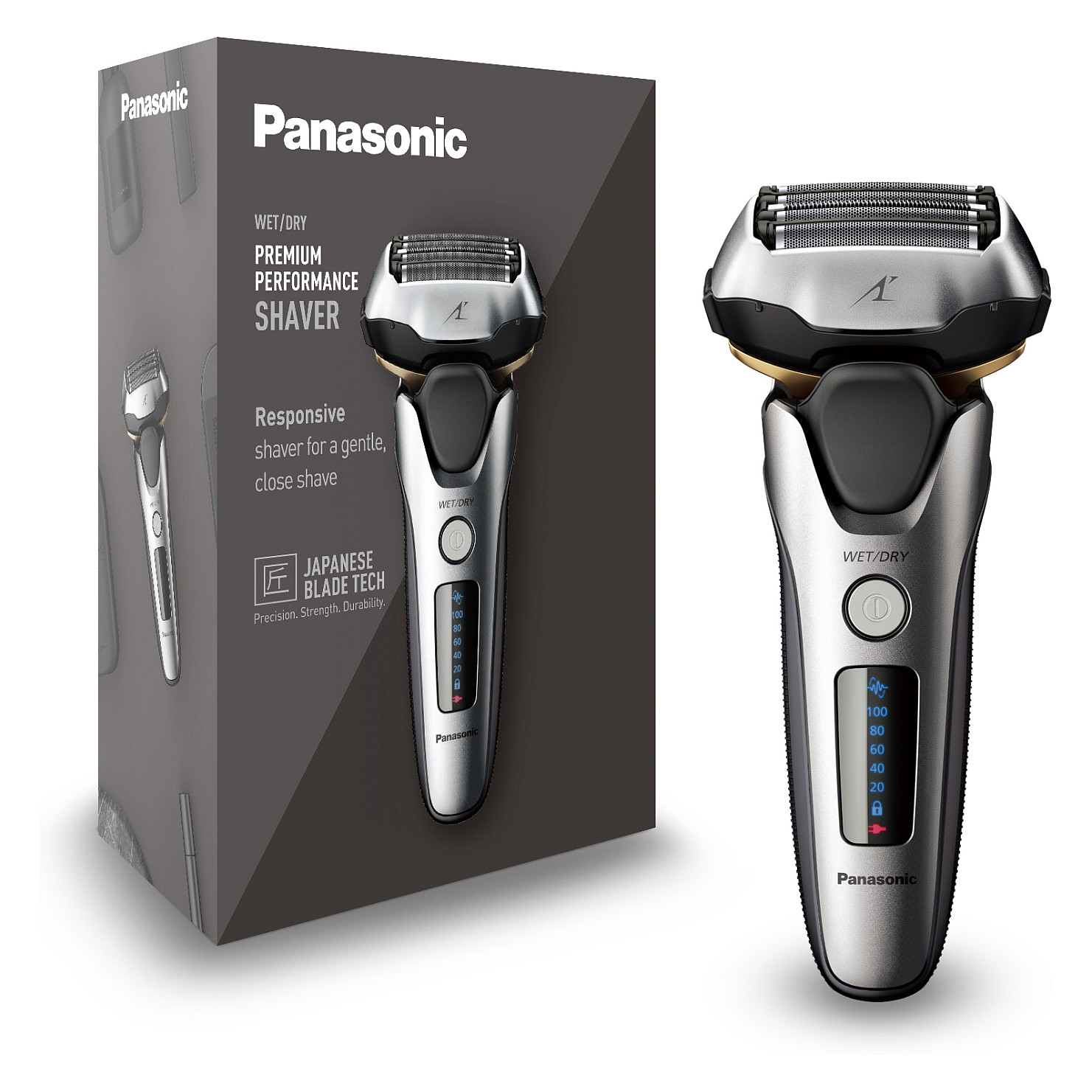 Panasonic ES-LV69-S803 Trocken-Nass Rasierer, argenté