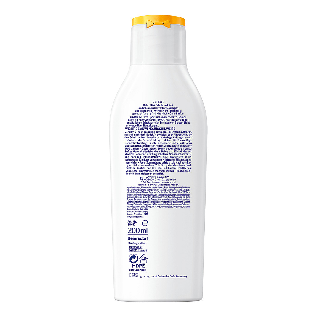 SUN Sensitiv sofort Schutz Sonnenmilch 200,0 ml