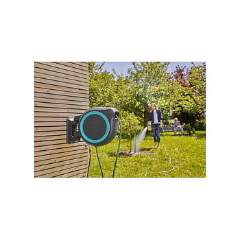 Gardena Wand-Schlauchbox RollUp L (trkis) 30 m