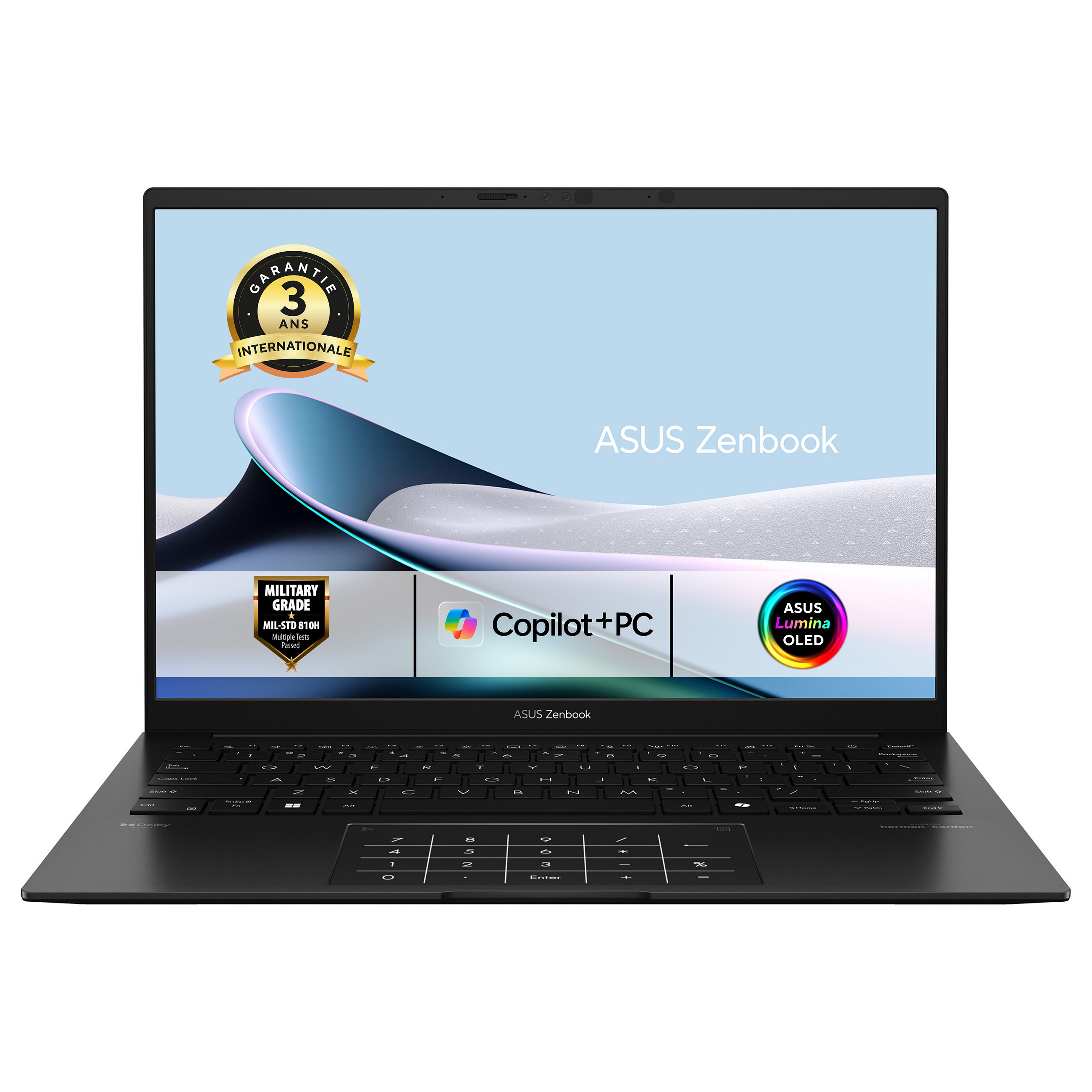ASUS Zenbook 14 OLED UM3406KA-QD317X R5 AI 340/16GB/512GBSSD/W11 Pro AZERTY French-Layout