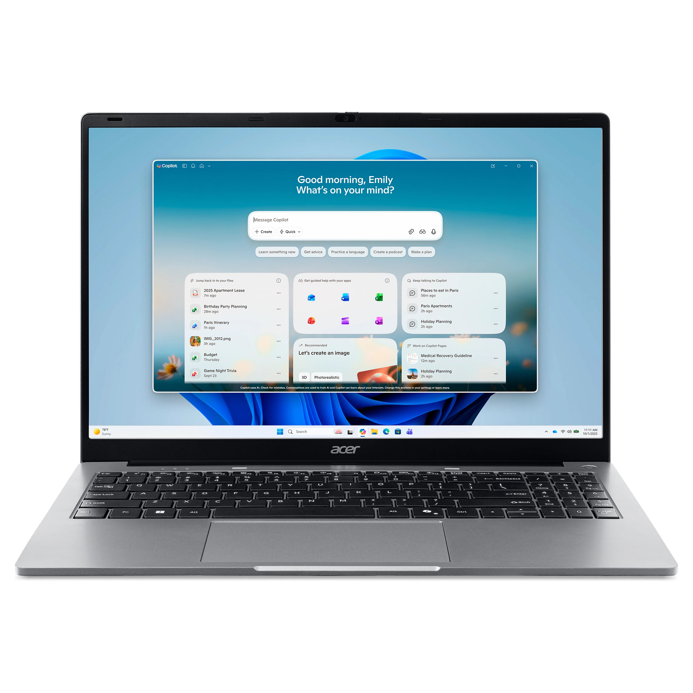 Acer Aspire Lite AL15-47P-R439 R3-5400U/8GB/512GBSSD/W11 Home AZERTY French-Layout