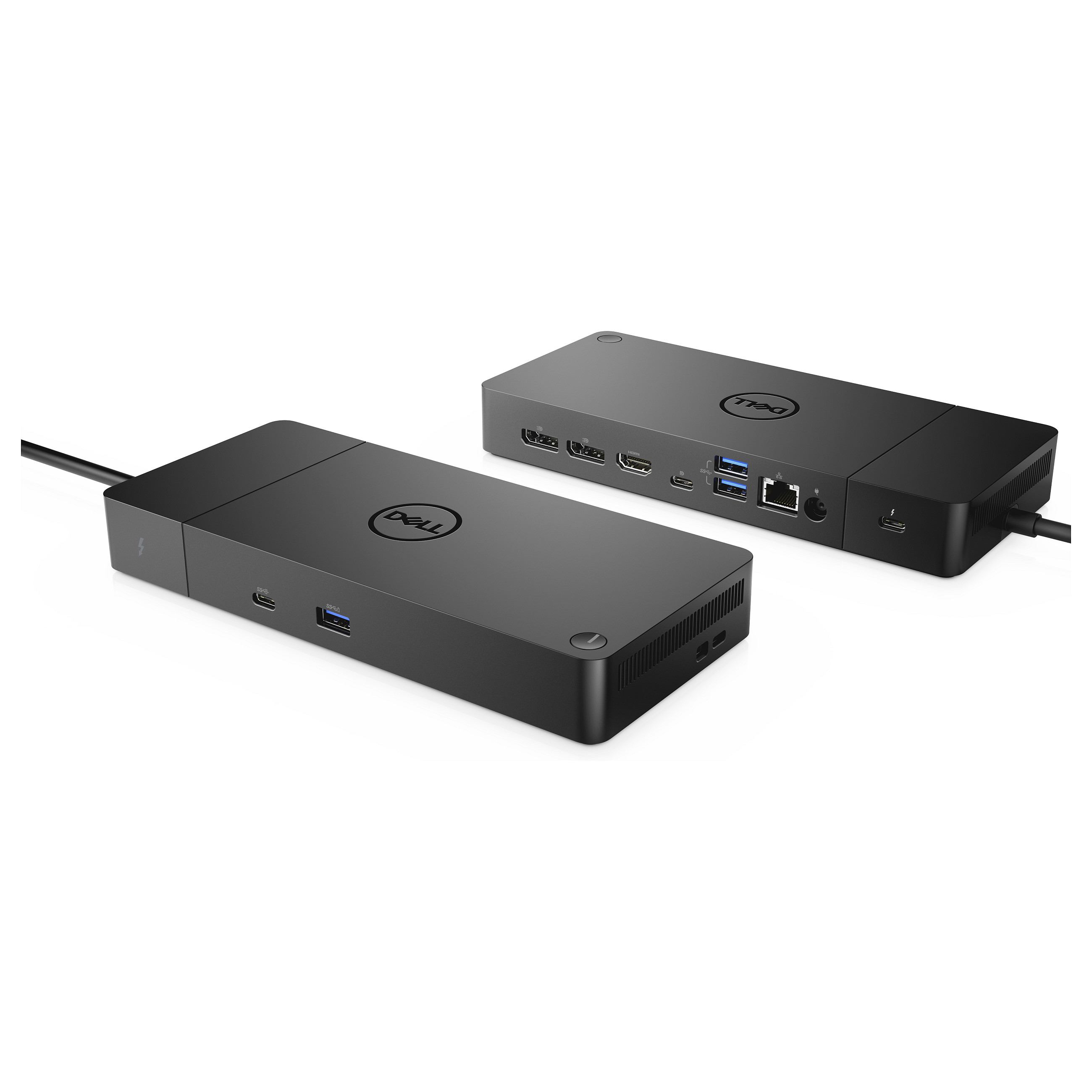 D Dell WD19TBS-180W Thunderbolt Dockingstation USB-C 180W bis 5K HDMI DP Schwarz (WD19TBS-180W)