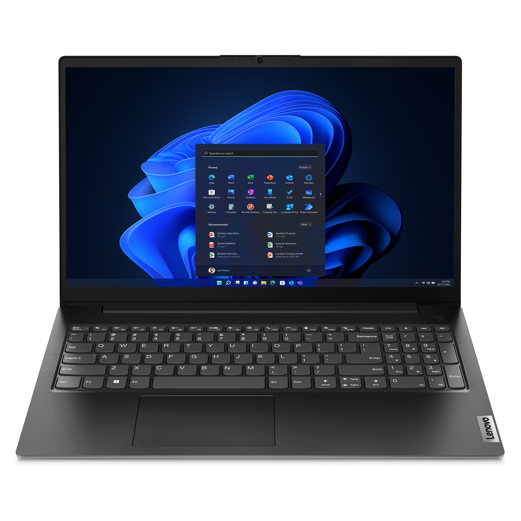 Lenovo V15 G4 AMN R5-7520U/8GB/512GBSSD/W11 Home AZERTY French Layout