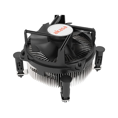 K Akasa AK-CC6606BP01 Low Profile CPU-Kühler - Sockel LGA 1700, 63,2mm hoch