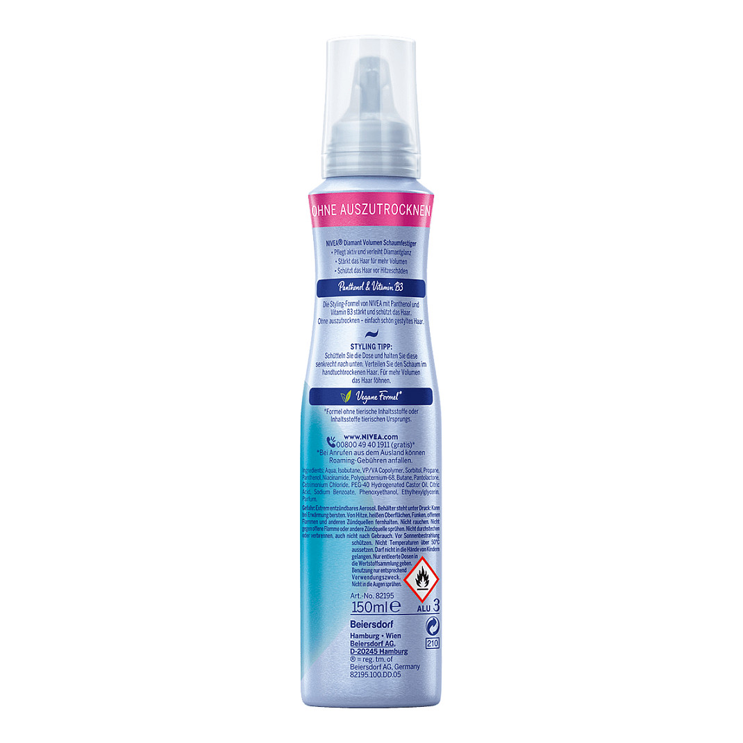NIVEA DIAMOND VOLUME Schaumfestiger 150,0 ml