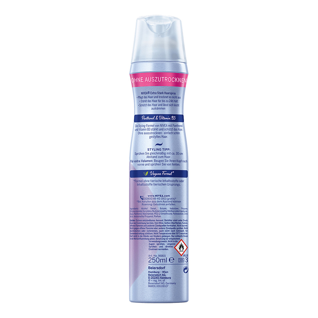 NIVEA EXTRA STRONG Styling Spray 250,0 ml