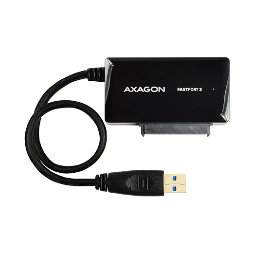 AXAGON ADSA-FP3 FASTPort3 Adapter, USB3.0, HDD/SSD/ODD, SATA 6G - Netzteil