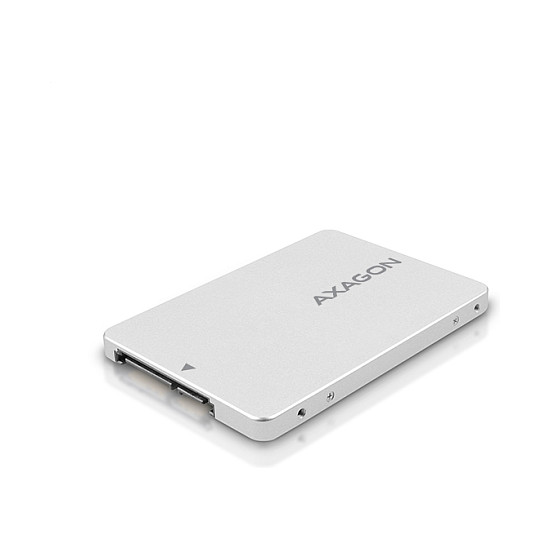 AXAGON RSS-M2SD Gehäuse für M.2-SATA-SSDs bis 2280 - Aluminium, silber
