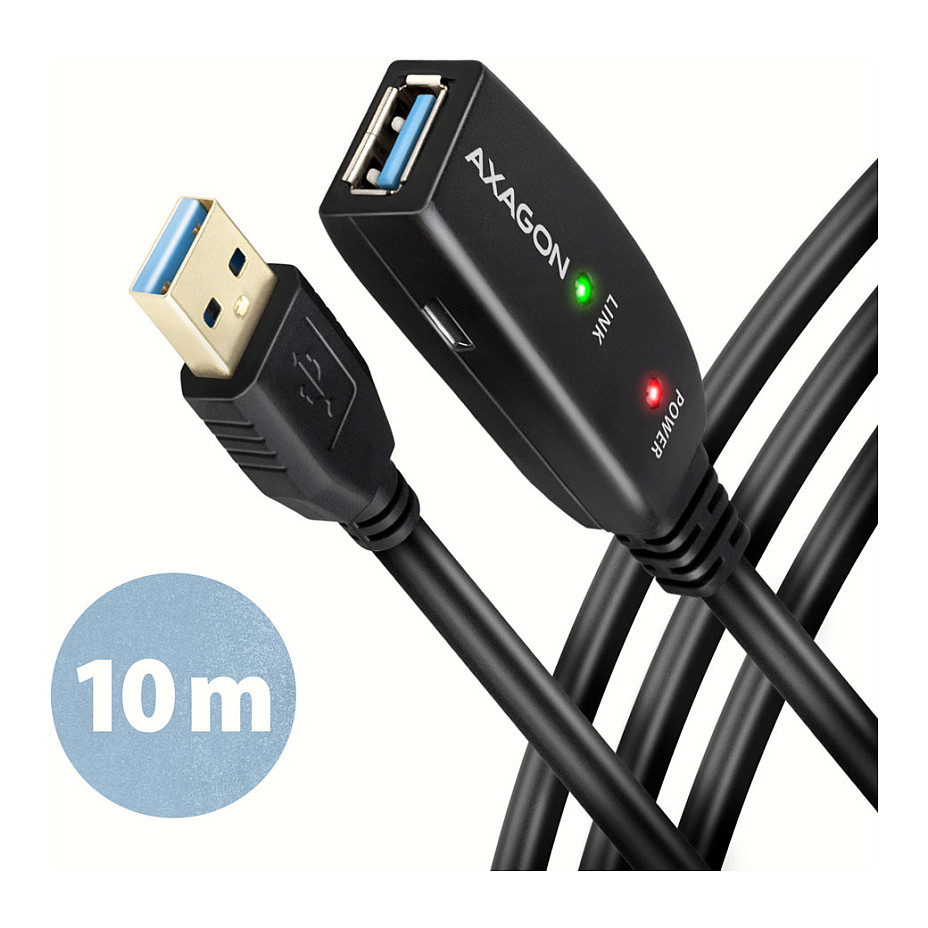 AXAGON ADR-310 USB 3.2 Gen 1 Verlängerungskabel, aktiv - 10m