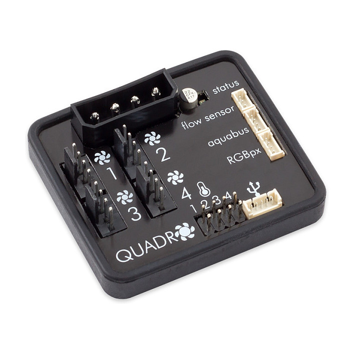 aqua computer QUADRO Lüftersteuerung für PWM-Lüfter