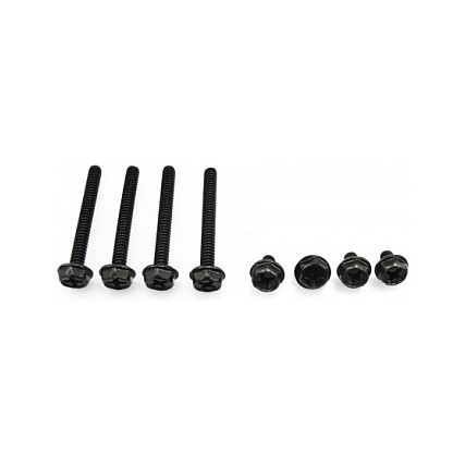 XSPC Schraubenset 6-32UNC - schwarz