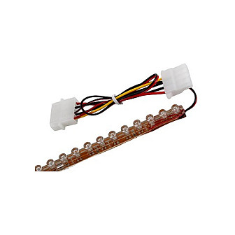 Lamptron FlexLight Standard - 12 LEDs - fire red Gehäusezubehör