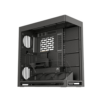 HAVN HS 420 VGPU PC-Gehäuse, Midi-Tower, E-ATX, Tempered Glass, PCIe 5.0 Riser Kabel - schwarz Midi-/Mini-Tower