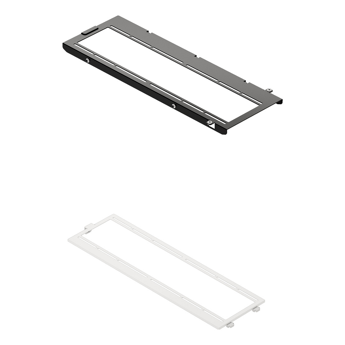 HAVN HS 420 Fan Brackets für 360 mm Radiatoren - weiß Gehäuselüfter