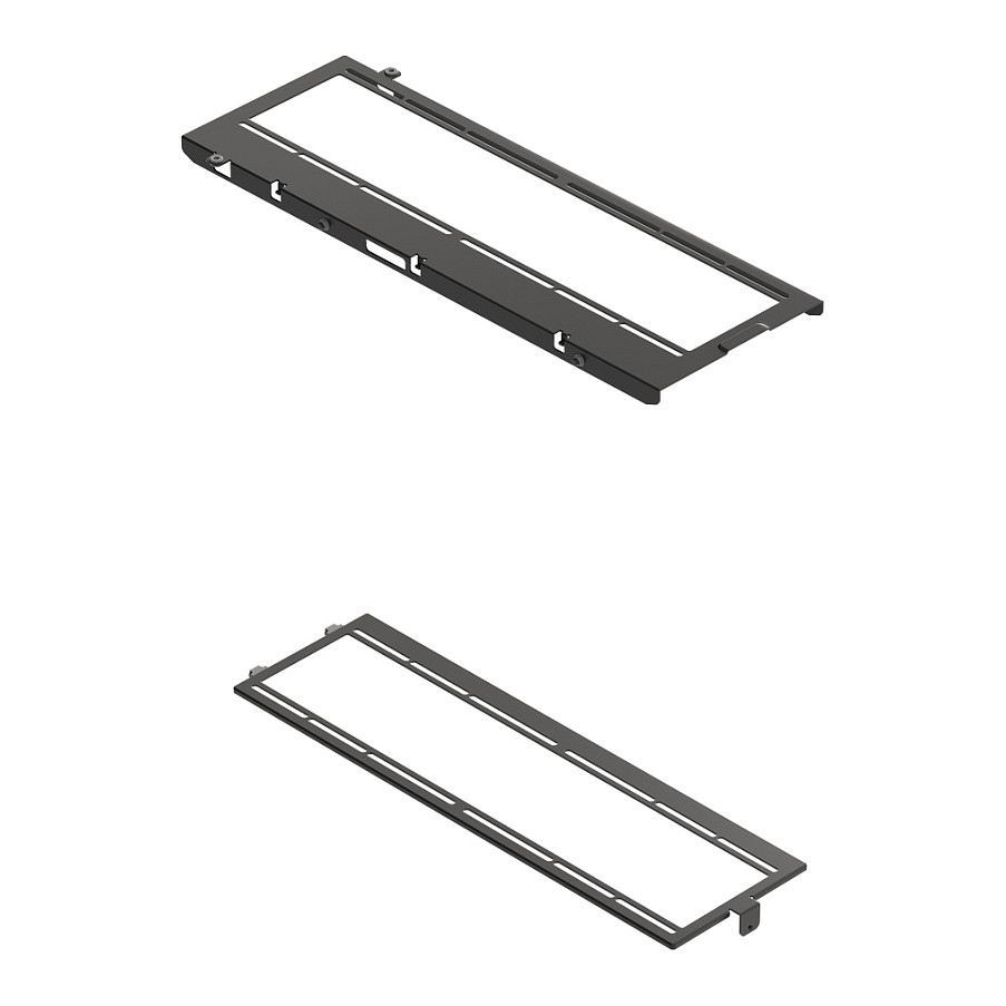 HAVN HS 420 Fan Brackets für 360 mm Radiatoren - schwarz