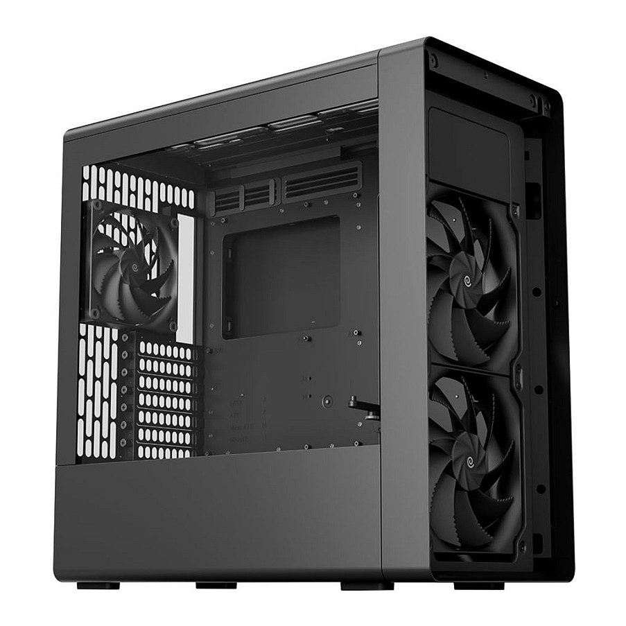 HAVN BF 360 Flow PC-Gehäuse, Midi-Tower, E-ATX, Tempered Glass - schwarz