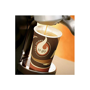 PAPSTAR Einweg-Kaffeebecher 8 cm 0,3 l braun