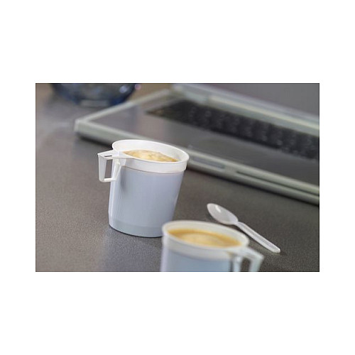 STARPAK Einweg-Kaffeetassen 8 cm 0,25 l weiß
