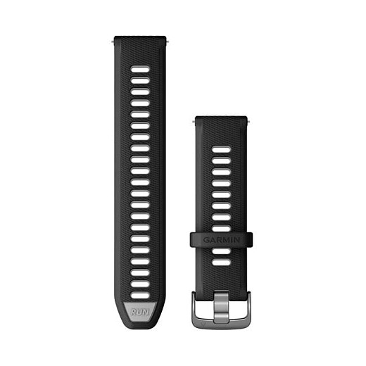 Garmin Schnellwechsel-Silikon-Armband 22 mm Noir/Hellgrau