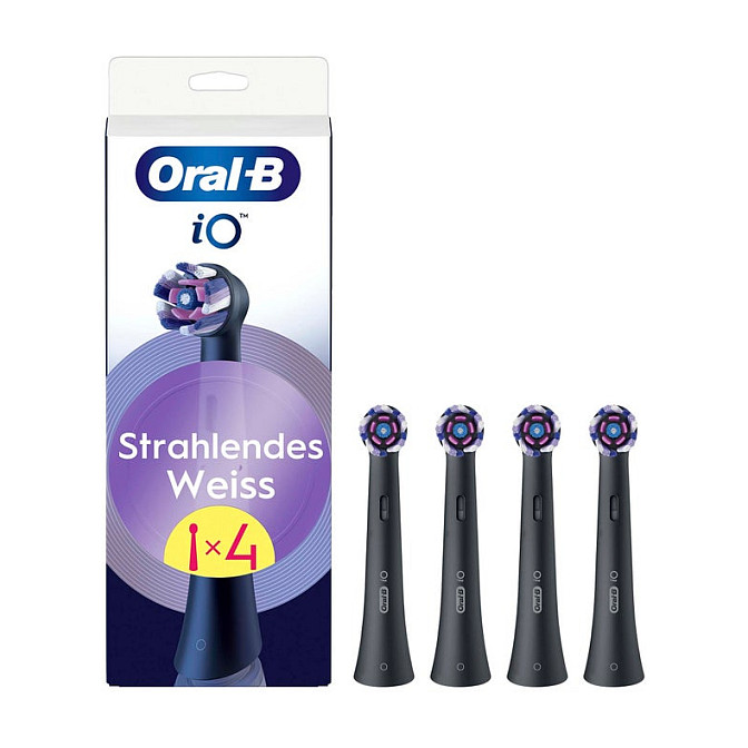 Oral-B iO Strahlendes Weiss 4er (schwarz, Fr eine aufhellende Reinigung)
