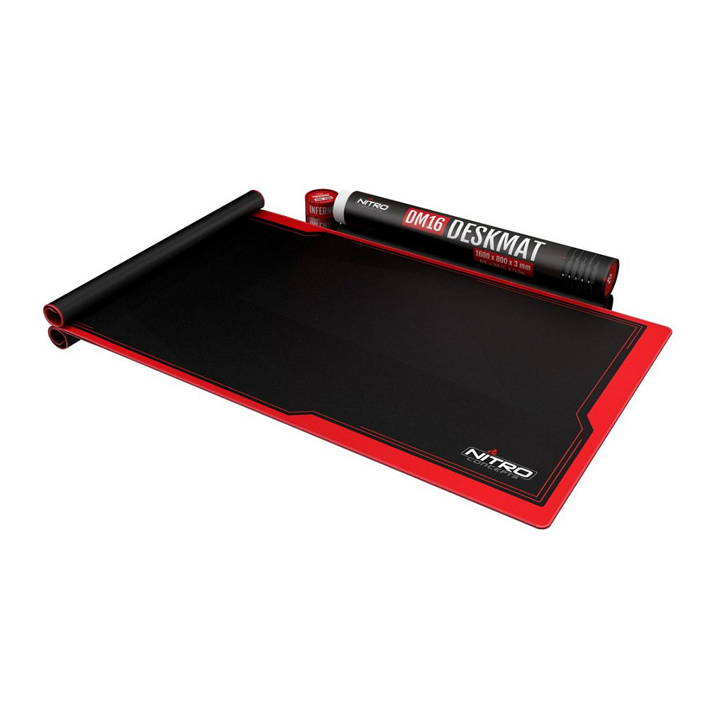 Tapis de souris Nitro Concepts DM16 Deskmat - XXXL (Noir/Rouge)