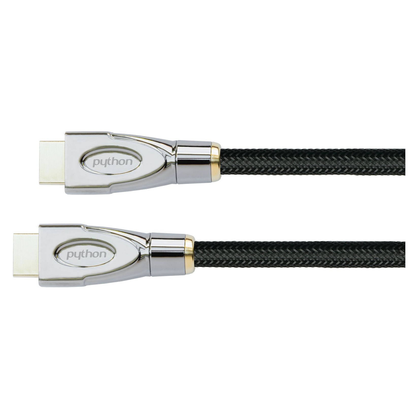 Python HDMI® 2.0 Kabel 4K2K Nylongeflecht schwarz 3m