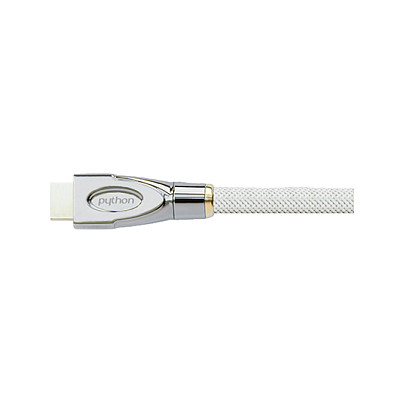 Python HDMI® 2.0 Kabel 4K2K Nylongeflecht weiß 3m