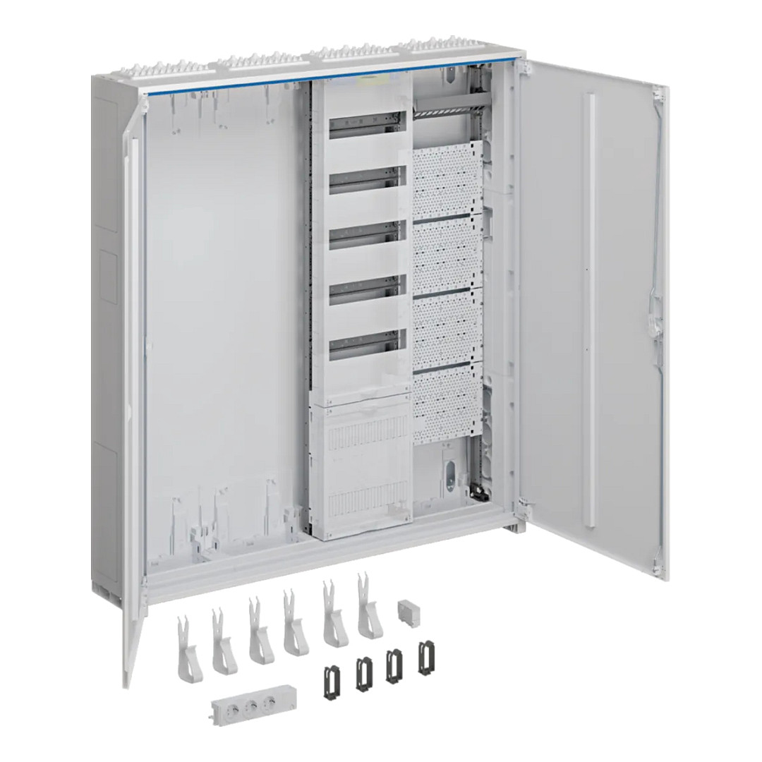 Hager Systemschrank Media ZB34NW1APZ2 universZ 1100x1050 IP44 VF-5rh/APZ 4feld Elektroinstallation
