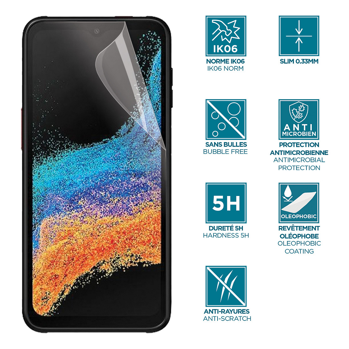 Mobilis Displayschutz Anti-Shock IK06 f. Xcover 6 Pro/ 7