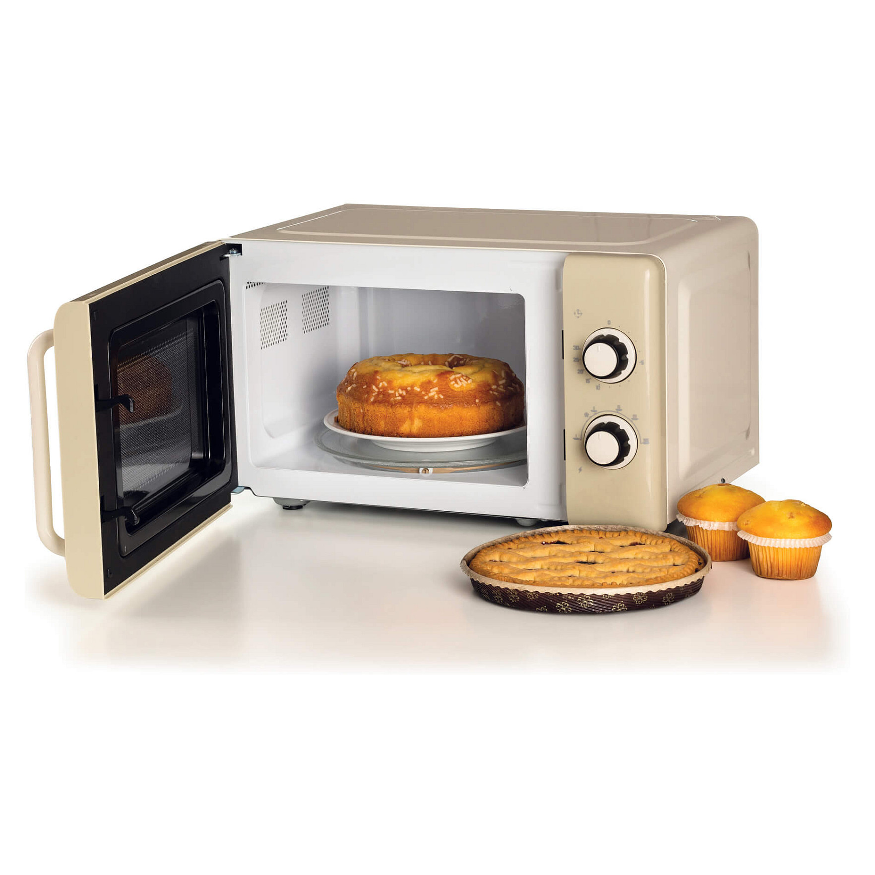 Ariete Mikrowelle 20 Liter beige