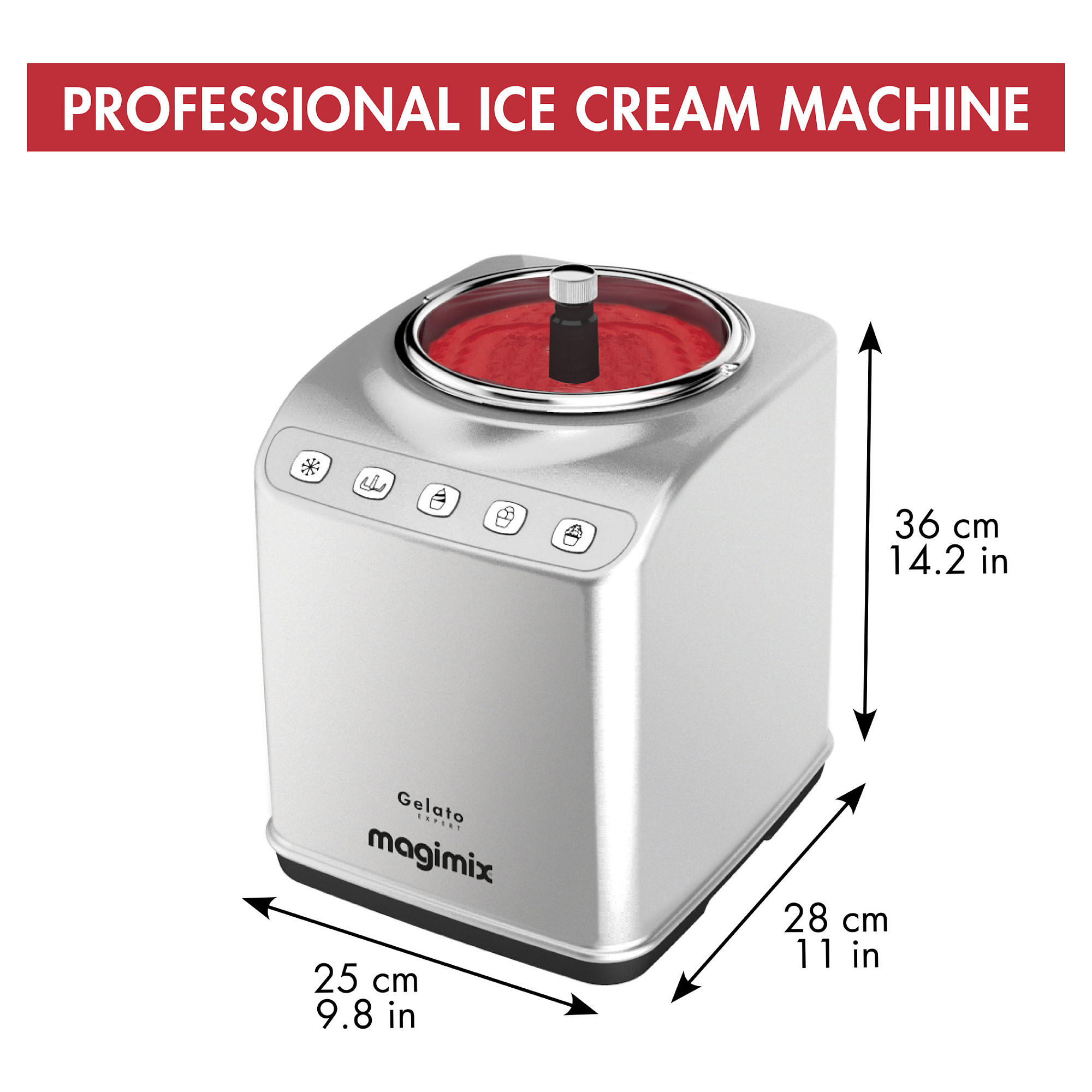 Magimix 11680 Eismaschine Gelato Expert