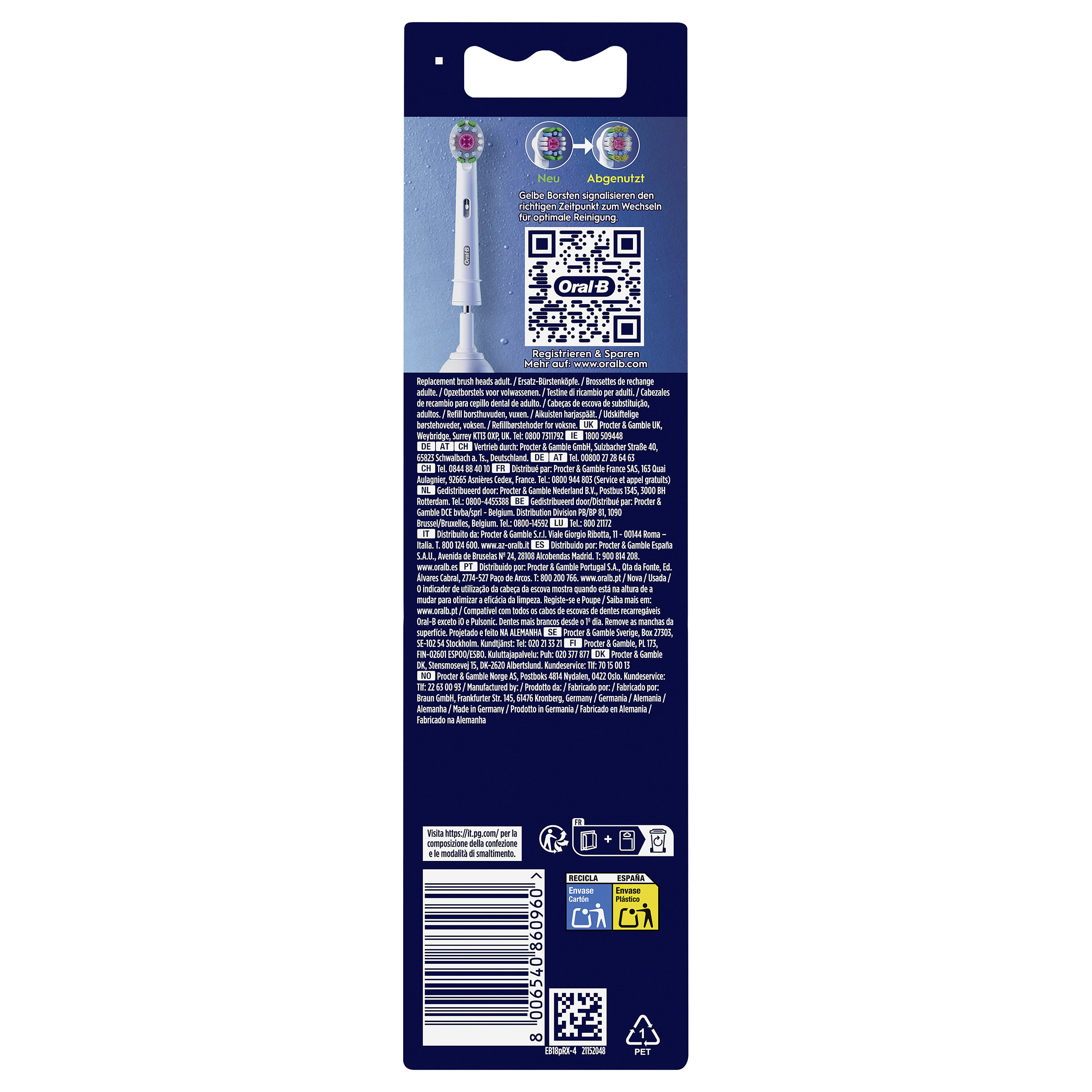 Oral-B Oral-B Pro 3D White Aufsteckbrsten 4er (wei)