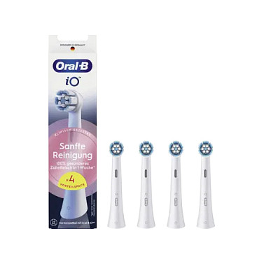Oral-B iO Aufsteckbrsten Sanfte Reinigung 4er