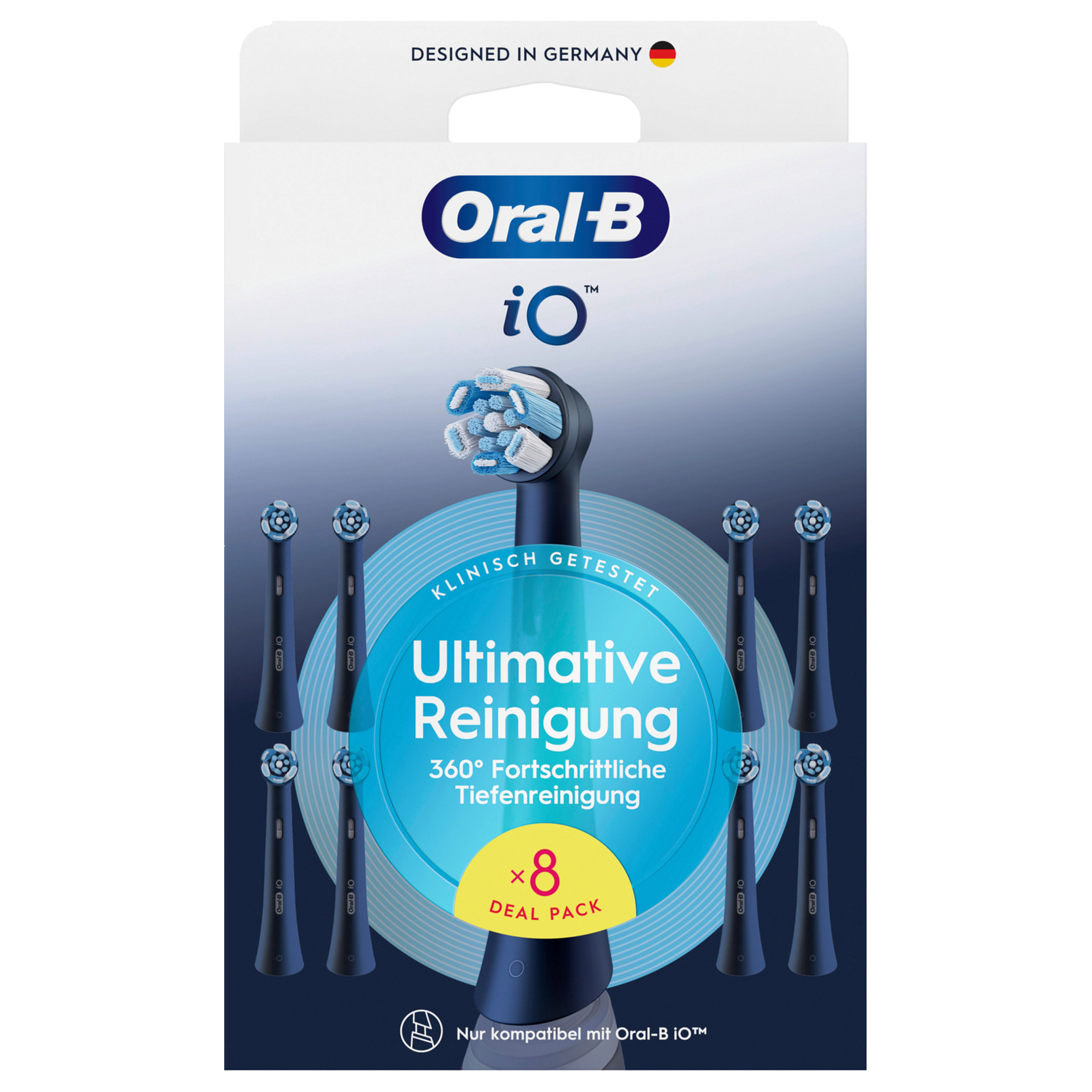 Oral-B Oral-B iO Ultimative Reinigung 8er (schwarz, berlegene Plaque-Entfernung)