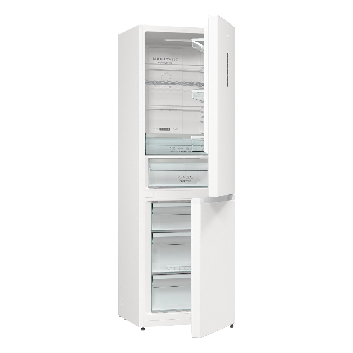 Gorenje NRK619C61W4OT Kühl-Gefrierkombination 185 cm Höhe EEK C Weiß