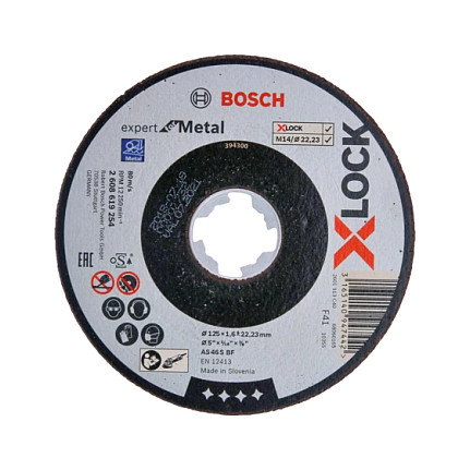 Bosch Accessories 2608619254 Trennscheibe gerade 125 mm Metall