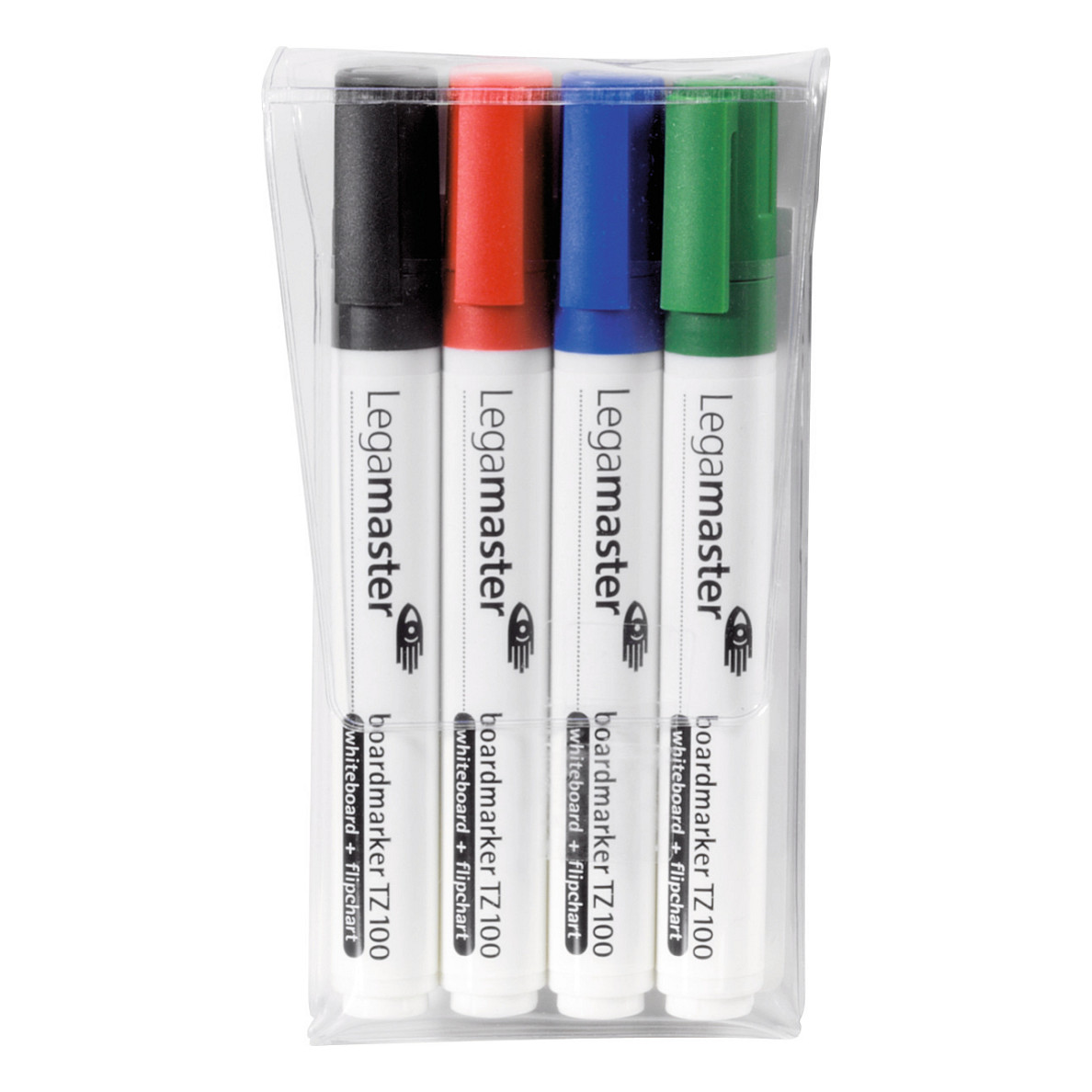 Legamaster TZ 100 Whiteboard-Marker 1,5 - 3,0 mm farbsortiert - 4 Stück