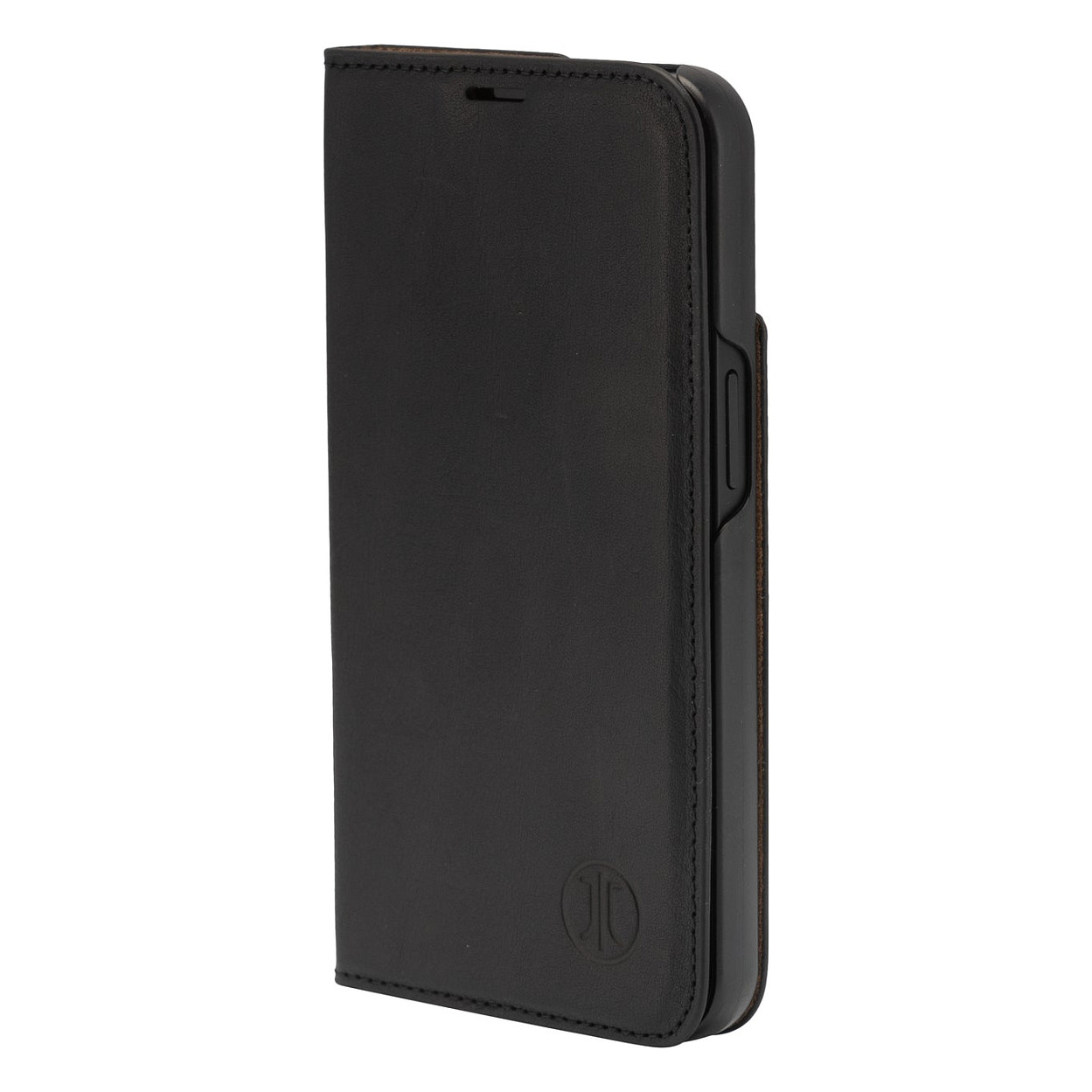 JT Berlin Echtleder BookCase Tegel Apple iPhone 16 Pro schwarz