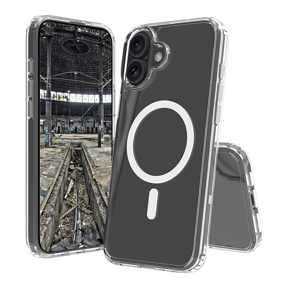 JT Berlin BackCase Pankow Clear MagSafe Apple iPhone 16 Plus transparent