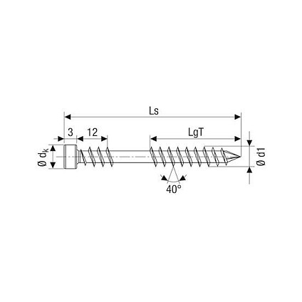 SPAX 0537000500803 screw/bolt