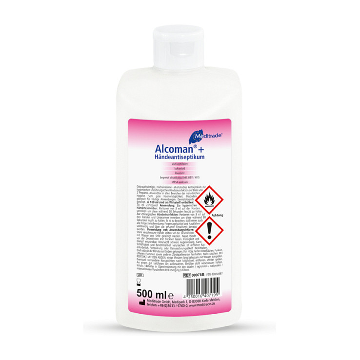 Meditrade® Alcoman® + Händedesinfektionsmittel 500 ml