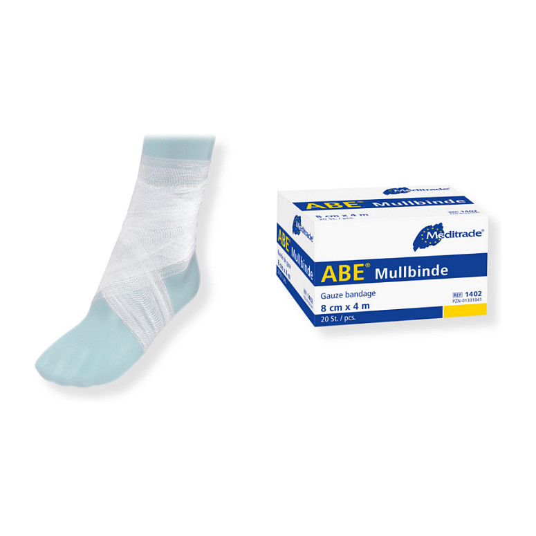 Meditrade® ABE® Mullbinden 8 cm x 4 m
