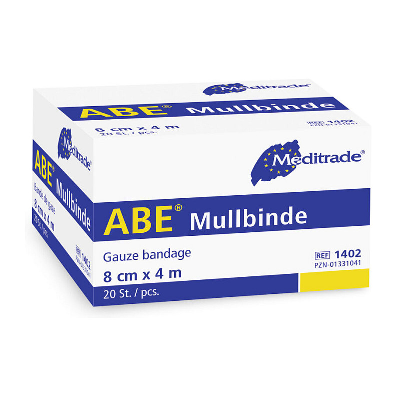 Meditrade® ABE® Mullbinden 8 cm x 4 m