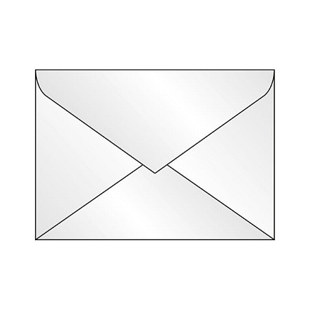 Enveloppe, C5, transparent, gommé, 100 g/m2