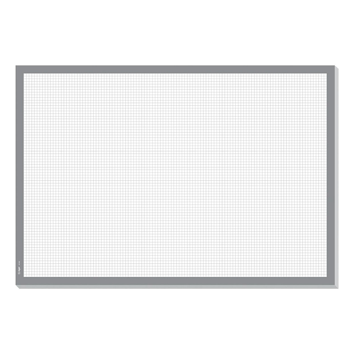 Sigel HO260 Schreibunterlage kariert Weiß, Grau (B x H) 59.5 cm x 41 cm 30 Blatt Squared